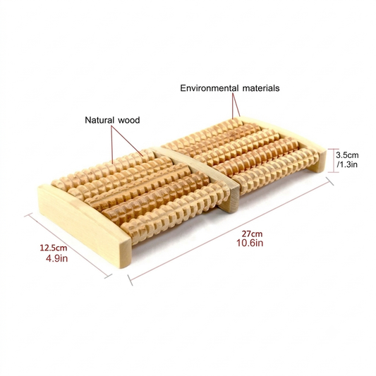 Trendiez Dual Wooden Foot Massager