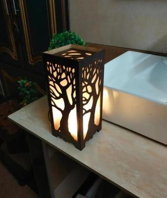 Trendiez Wooden LED Tree Table Lamp