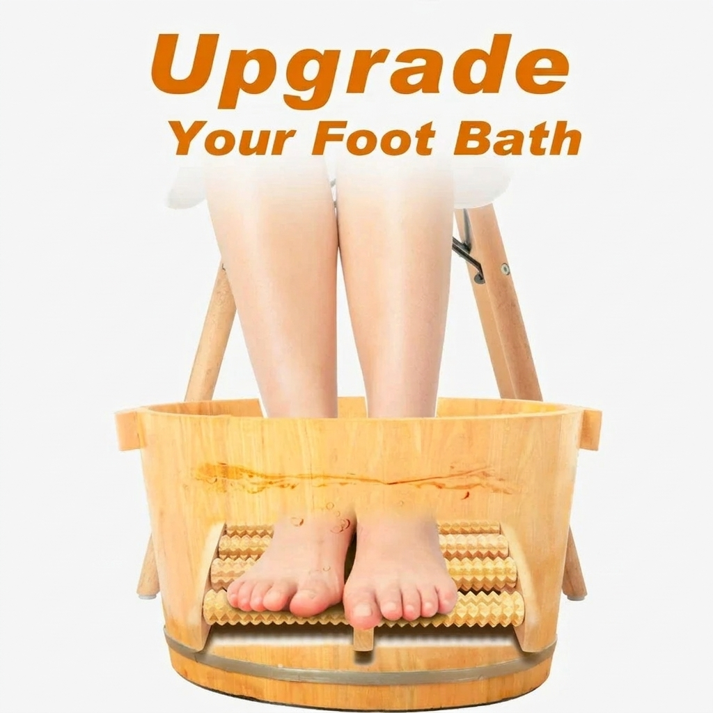 Trendiez Dual Wooden Foot Massager
