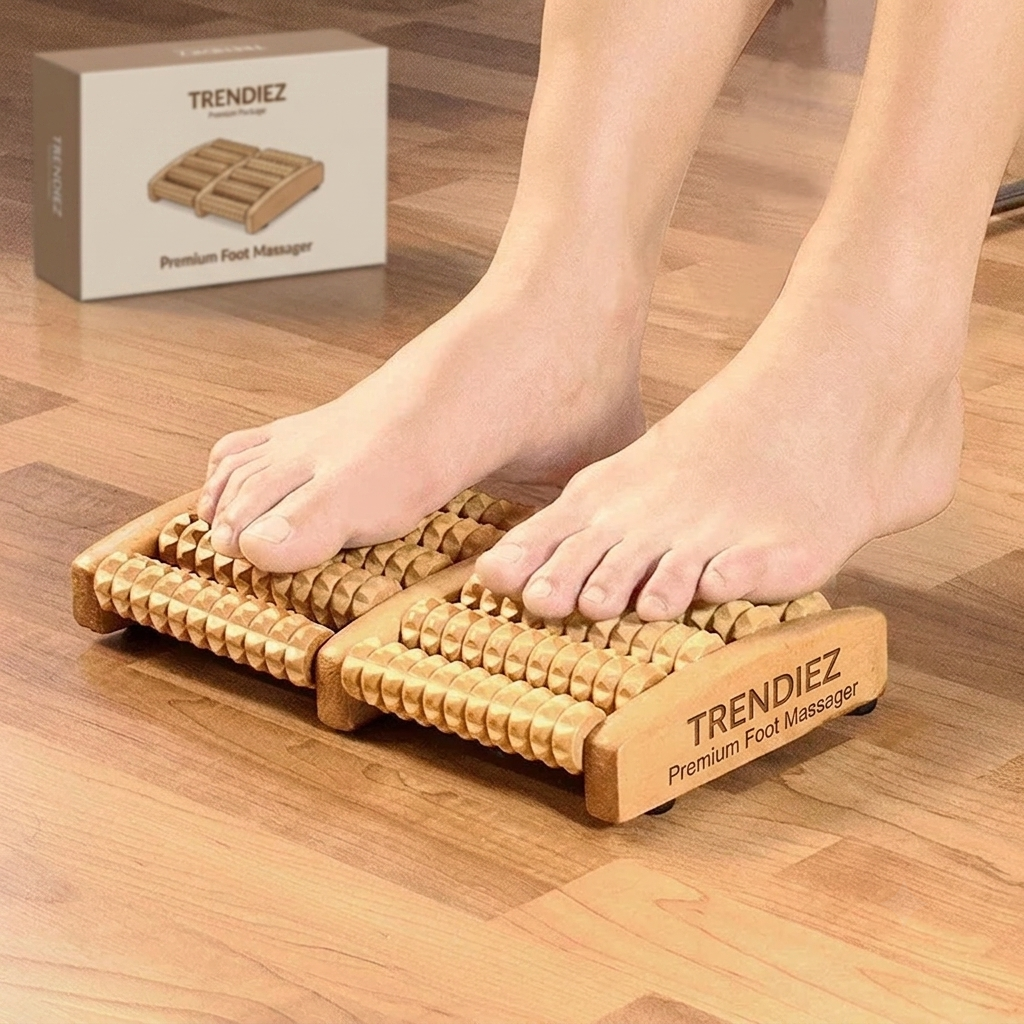 Trendiez Dual Wooden Foot Massager